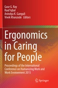 Cover: Ergonomics in Caring for People - Springer