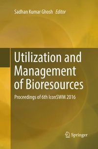 Enlarge image Cover: Utilization and Management of Bioresources - Springer