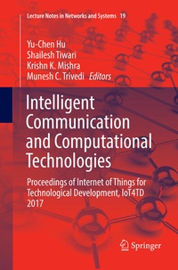 Enlarge image Cover: Intelligent Communication and Computational Technologies - Springer