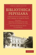 Cover: Bibliotheca Pepysiana - Cambridge University Press