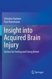 Enlarge image Cover: Insight into Acquired Brain Injury - Springer