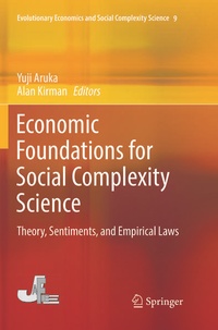 Enlarge image Cover: Economic Foundations for Social Complexity Science - Springer