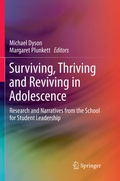 Cover: Surviving, Thriving and Reviving in Adolescence - Springer