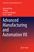 Cover: Advanced Manufacturing and Automation VII - Springer