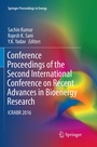 Cover: Conference Proceedings of the Second International Conference on Recent Advances in Bioenergy Research - Springer