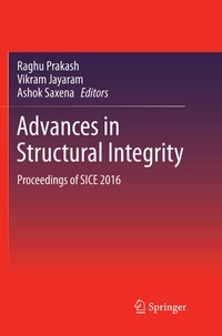 Enlarge image Cover: Advances in Structural Integrity - Springer