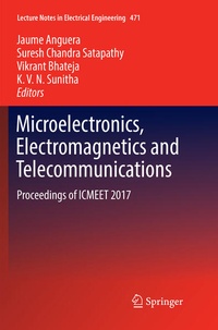 Enlarge image Cover: Microelectronics, Electromagnetics and Telecommunications - Springer