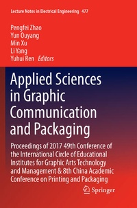 Enlarge image Cover: Applied Sciences in Graphic Communication and Packaging - Springer