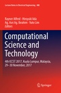 Cover: Computational Science and Technology - Springer