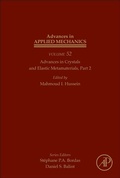 Cover: Advances in Crystals and Elastic Metamaterials, Part 2: Volume 52 - Academic Press