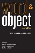 Cover: Word and Object, new edition - MIT Press
