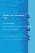 Cover: American Environmental Policy, updated and expanded edition - MIT Press