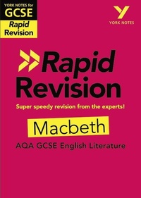 Enlarge image Cover: York Notes RAPID AQA GCSE (Revision Guide) Macbeth - for 2026, 2027 exams - Pearson Education Limited