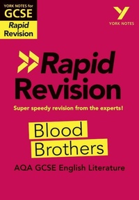 Enlarge image Cover: York Notes RAPID AQA GCSE (Revision Guide) Blood Brothers - for 2026, 2027 exams - Pearson Education Limited