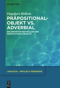 Cover: Pr&auml;positionalobjekt vs. Adverbial - De Gruyter