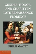 Cover: Gender, Honor, and Charity in Late Renaissance Florence - Cambridge University Press