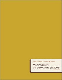 Enlarge image Cover: Management Information Systems - McGraw-Hill Professional