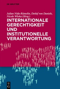 Abbildung von: Internationale Gerechtigkeit und institutionelle Verantwortung - De Gruyter