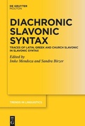 Cover: Diachronic Slavonic Syntax - De Gruyter Mouton