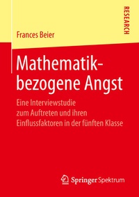 Abbildung von: Mathematikbezogene Angst - Springer Spektrum