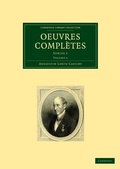Cover: Oeuvres completes - Cambridge University Press