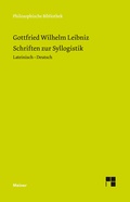 Cover: Schriften zur Syllogistik - Meiner