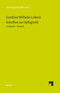 Cover: Schriften zur Syllogistik - Meiner
