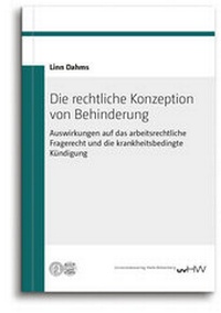 Abbildung von: Die rechtliche Konzeption von Behinderung - Universitätsverlag Halle-Wittenberg