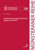 Cover: Versicherungsaufsichtsrechtliche Aspekte des Brexits - VVW Verlag Versicherungswirtschaft