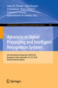 Cover: Advances in Signal Processing and Intelligent Recognition Systems - Springer