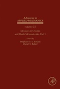 Cover: Advances in Crystals and Elastic Metamaterials, Part 1 - Academic Press