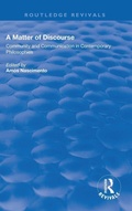 Cover: A Matter of Discourse - Routledge