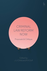 Abbildung von: Criminal Law Reform Now - Hart Publishing
