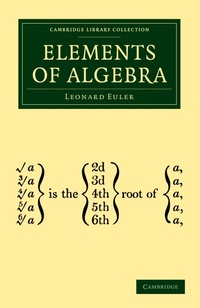 Abbildung von: Elements of Algebra - Cambridge University Press