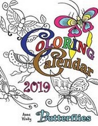 Abbildung von: Coloring Calendar 2019 Butterflies - Gumdrop Press