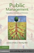 Cover: Public Management - Cambridge University Press
