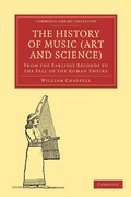 Cover: The History of Music (Art and Science) - Cambridge University Press