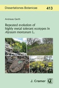 Cover: Repeated evolution of highly metal tolerant ecotypes in Alyssum montanum L. - Borntraeger