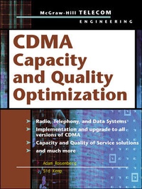 Enlarge image Cover: CDMA Capacity and Quality Optimization - McGraw-Hill Professional