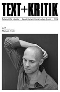 Cover: Michael Lentz - edition text + kritik