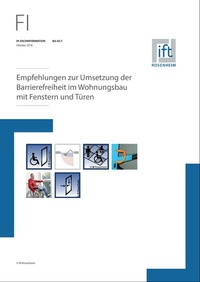 Abbildung von: ift-Fachinformation BA-02/1 - ift Rosenheim