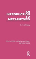 Cover: An Introduction to Metaphysics - Routledge