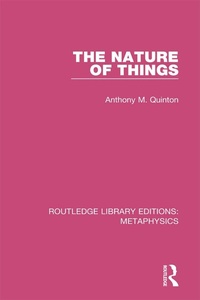 Abbildung von: The Nature of Things - Routledge