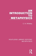 Cover: An Introduction to Metaphysics - Routledge
