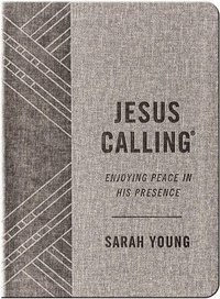 Enlarge image Cover: Jesus Calling, Textured Gray Leathersoft, with Full Scriptures - Thomas Nelson Publishers