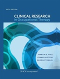 Cover: Clinical Research in Occupational Therapy, Sixth Edition - SLACK  Incorporated