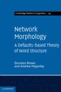 Cover: Network Morphology - Cambridge University Press