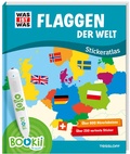 Cover: BOOKii&reg; WAS IST WAS Stickeratlas Flaggen der Welt. - Tessloff Verlag Ragnar Tessloff GmbH & Co. KG
