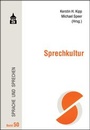 Cover: Sprechkultur - Schneider Hohengehren