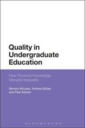 Cover: Quality in Undergraduate Education - Bloomsbury Academic